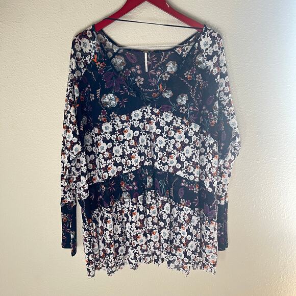 Free People Isabella Floral patchwork tunic top - Picture 10 of 10